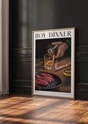 "Boy Dinner" Poster